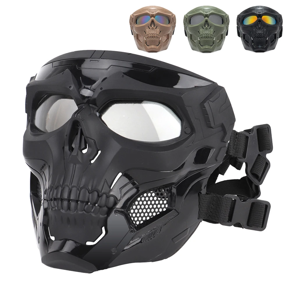 

Skull Horror Helmet Mask Off Road Motorcycle Goggles Sports Riding Harley Goggles Mask Motorcycle Riding Goggles Tactical Helmet