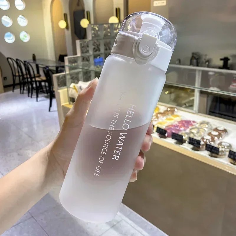 Water Bottle Sports Water Bottle Plastic Water Bottle 780ml Portable Sport Tea Coffee Cup Kitchen Tools Kids Water Bottle for School Transparent