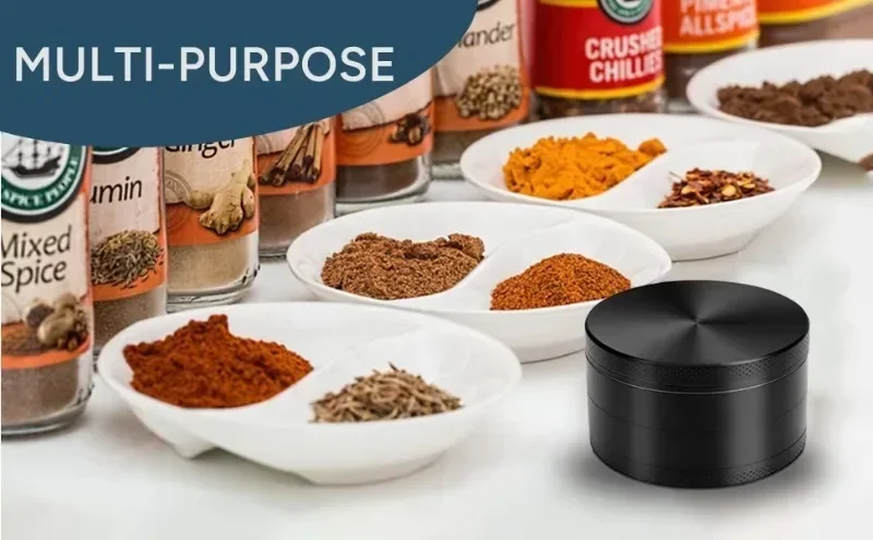 1.6/2inch Metal Herb Grinder 4-Layer Manual Tobacco Spice Mill Pepper Crusher Cigarette Grass Grinder Smoking Accessories S99037b0390e340368f65af7ba22feac8r