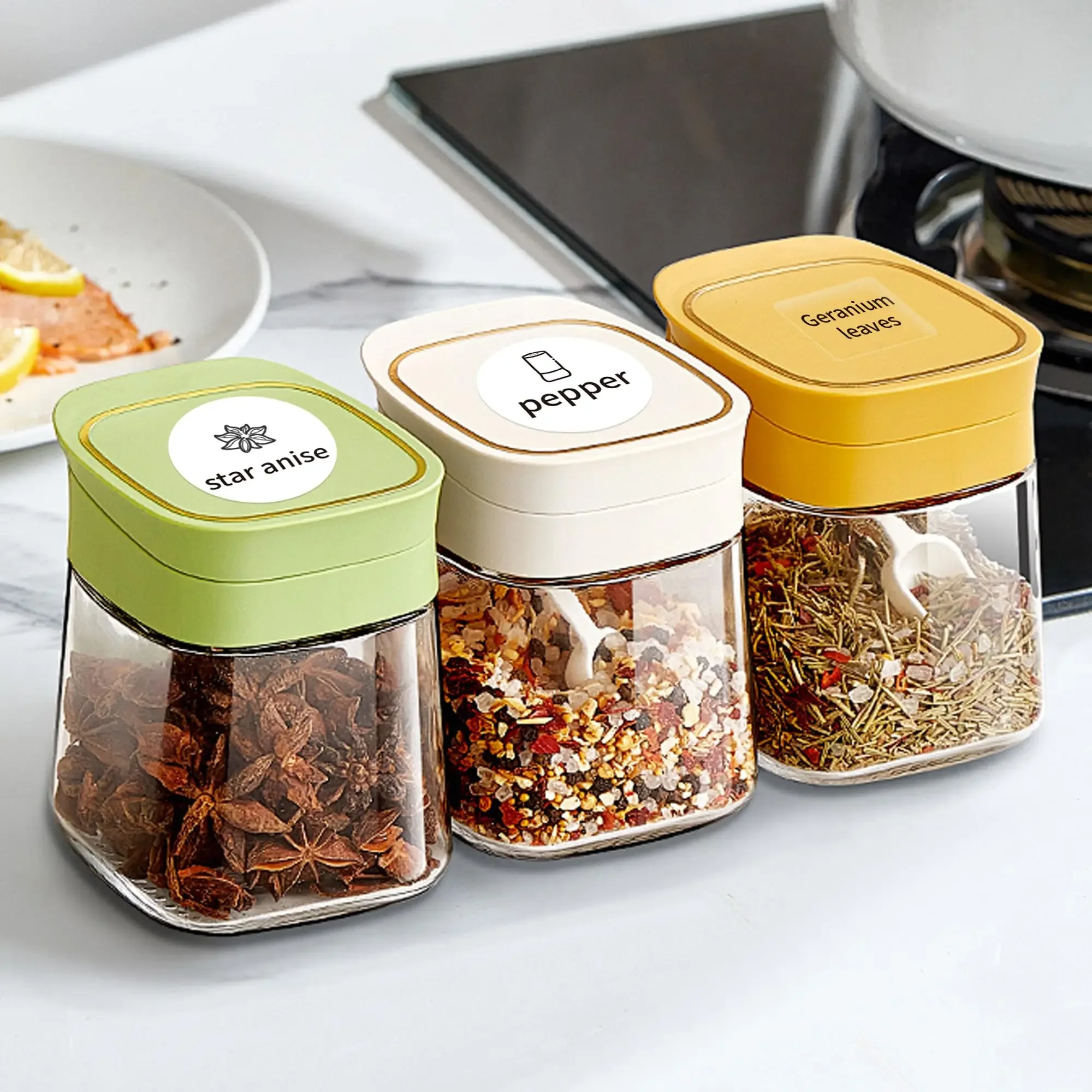 White Thermal Label Adhesive Transparent Paper Waterproof For M200/M120/E210/P50/M110 For Office Home Kitchen School POS Receipt