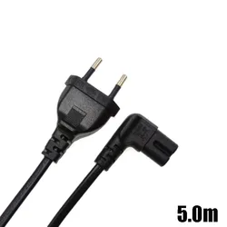 Enhanced Euro Power Cord 3m IEC C7 2 - Pin Figure 8 EU Plug Power Supply Cable (5m)