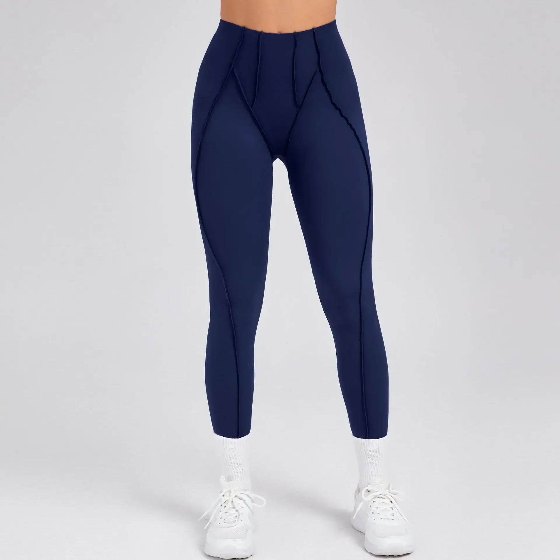 Seamless Yoga Leggings Pants Sports Fitness High Waist Peach Hip Raise Training Trousers Running Workout Gym Leggings for Women