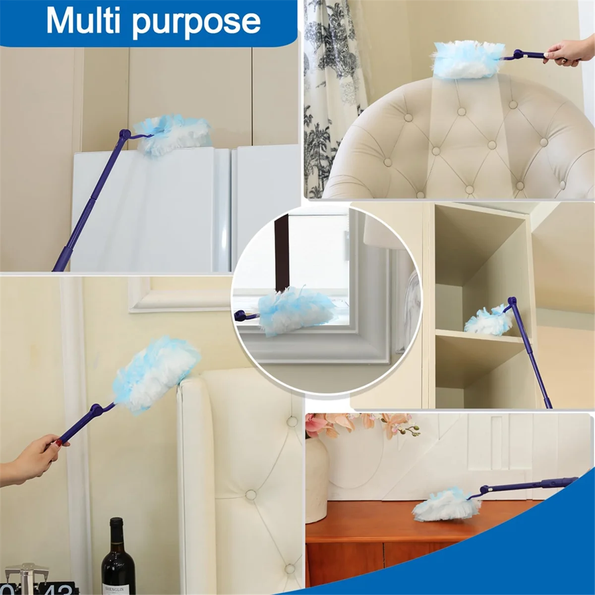 Disposable Duster Refills 40 Pieces Duster Refills Disposable Duster Refills Compatible for Swiffer disposable duster refills