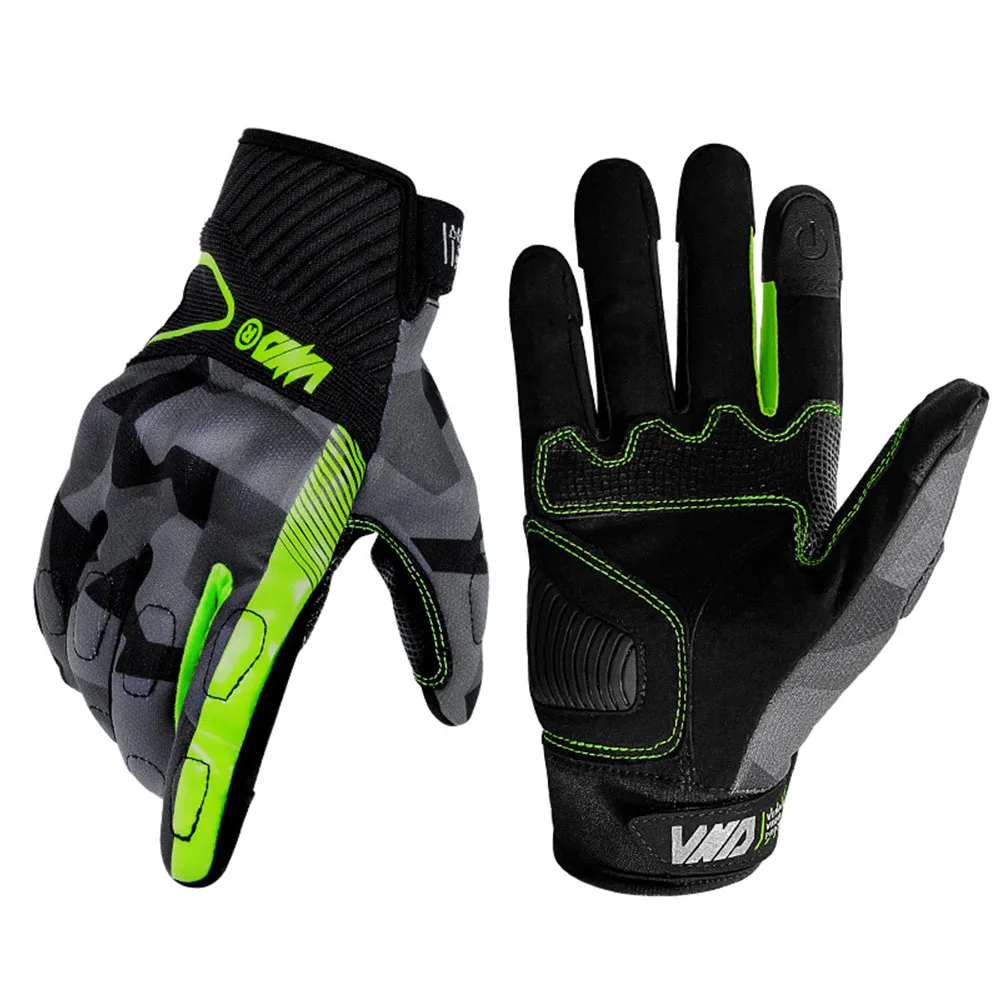 

Motorcycle Gloves Men Motorcycle For Riding Full Finger Bike Riding Gloves Wear-resistant Protective Gear Moto Breathable Gloves