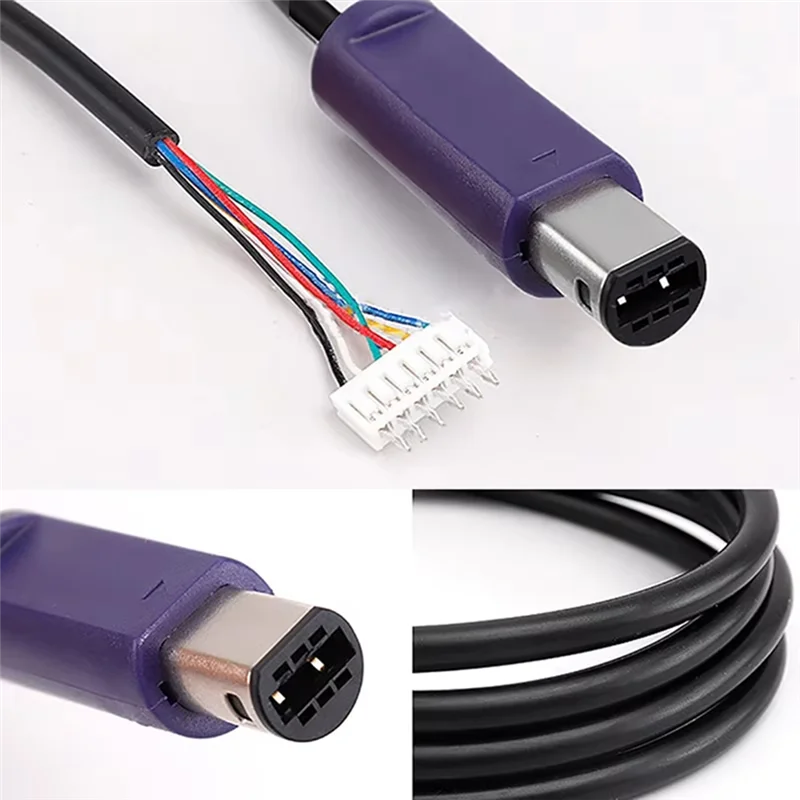 AM-1Pc 게임 콘솔 케이블 (게임큐브용) NGC GC 게임 컨트롤러 연장선 게임패드 교체 코드 3미터