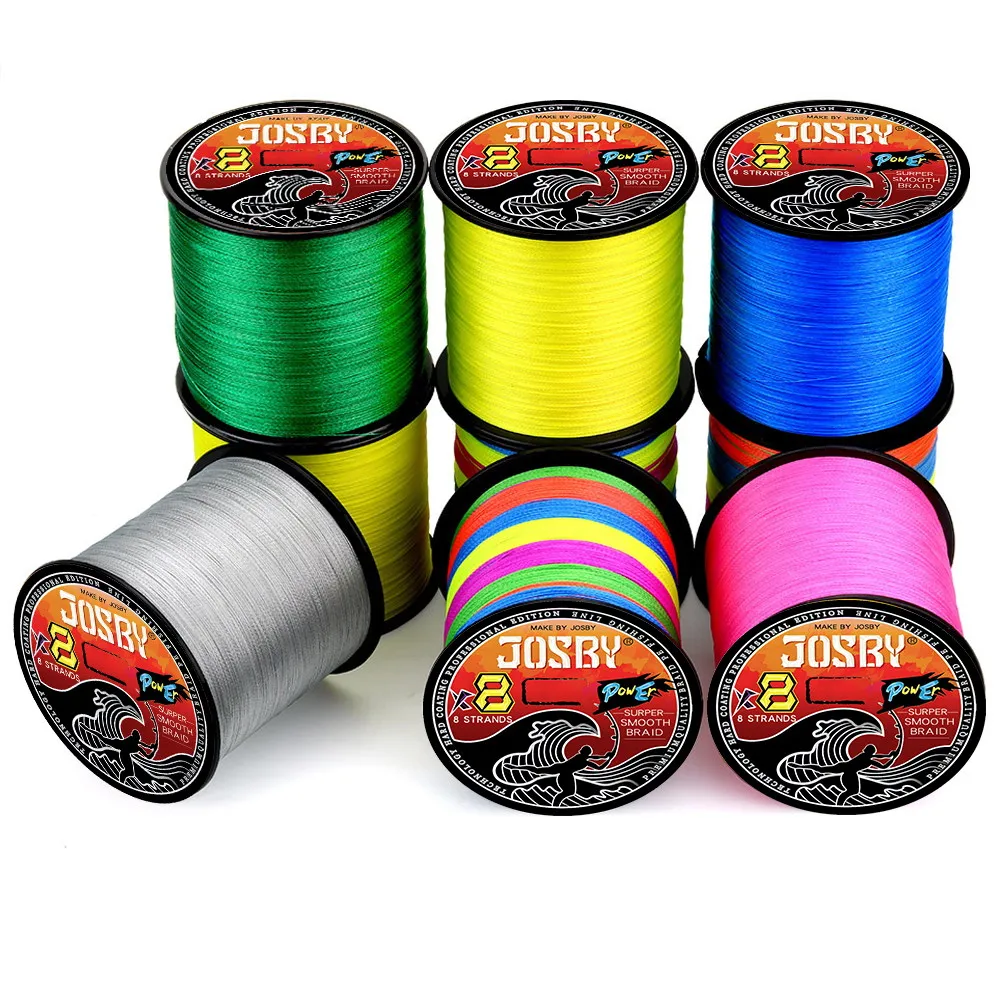 JOSBY Braided Fishing Line 8X 300M 500M
