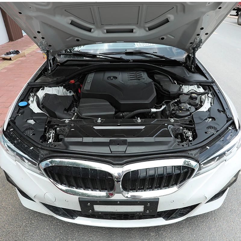 2 шт., защитная крышка переднего моторного отсека для BMW 3 серии G20 G28 2020 2021 2022 2023 Пылезащитная модификация фар (art.: 3920c5a030e28) - 3920c5a030e28