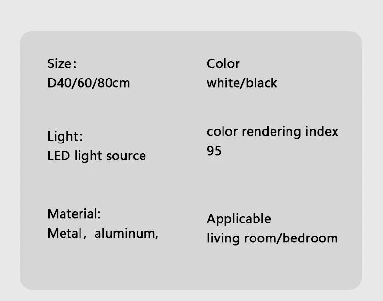 Modern Salon Design Ring Ceiling Chandelier image 20