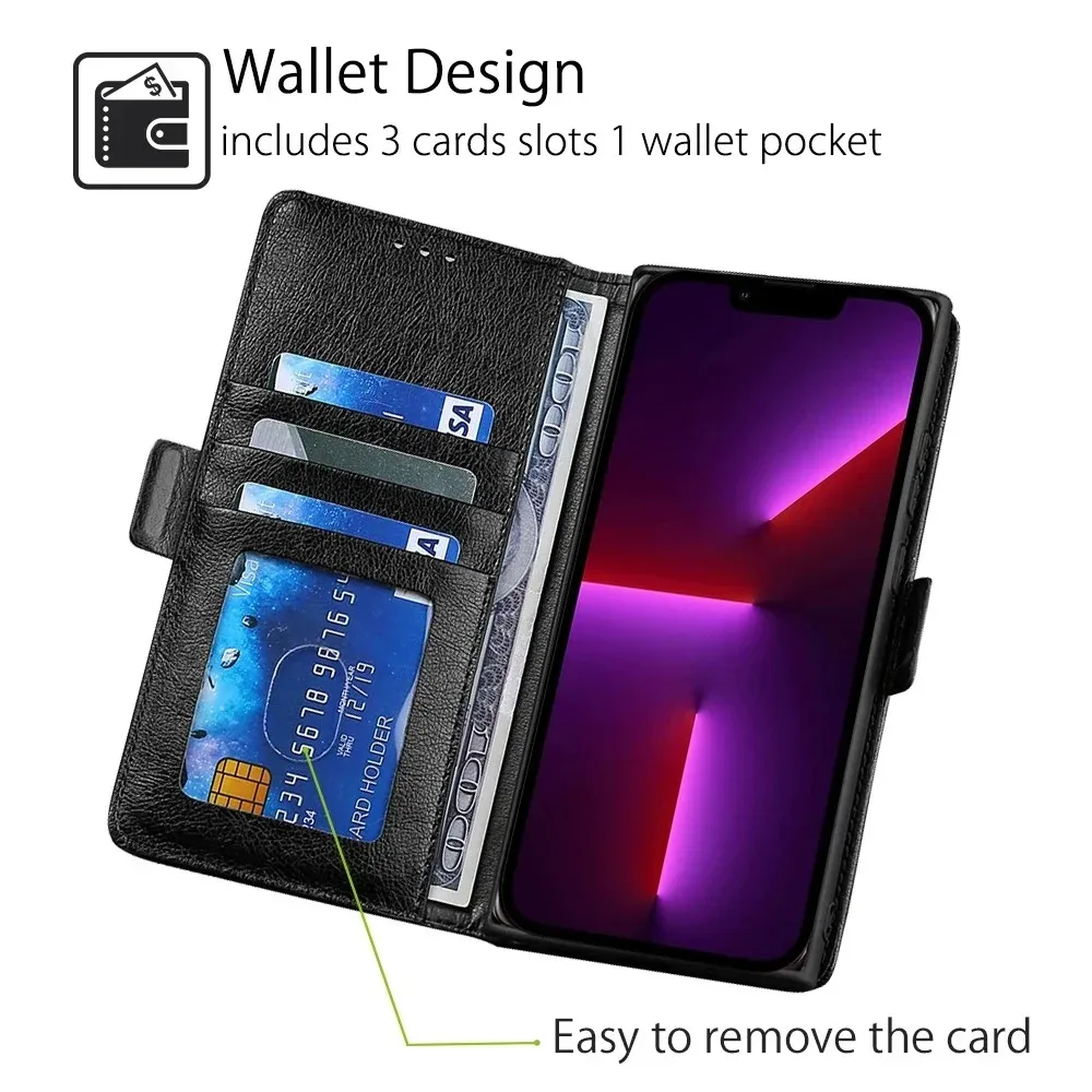 Étui Smartphone Avec Bandoulière Pour Huawei Y6 (2019) - Noir, Deux Compartiments, Livraison Depuis L'Allemagne