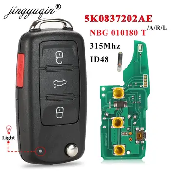 Chiave remota 315Mhz 5K0837202AE /A/R per VW Jetta CADDY EOS GTI Golf Passat Tiguan Touran Beetle Transporter Multivan Caravelle