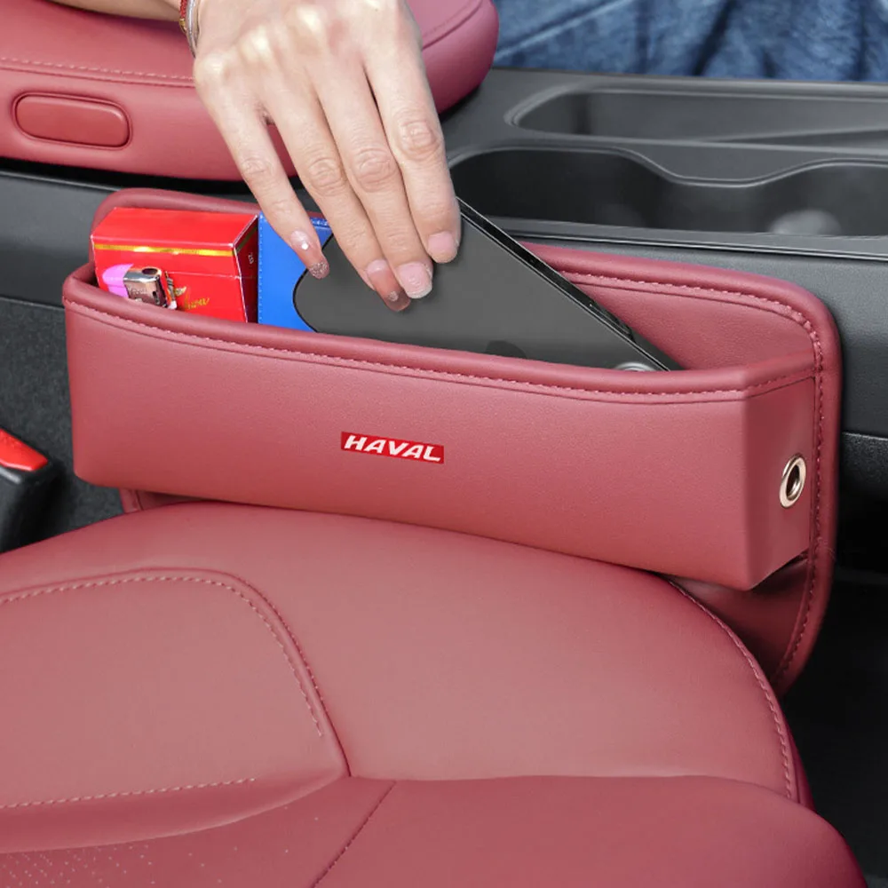 Car Seat Gap Storage Bag PU Leather Box For Haval H1 H2 H3 H5 H7 H9 H6