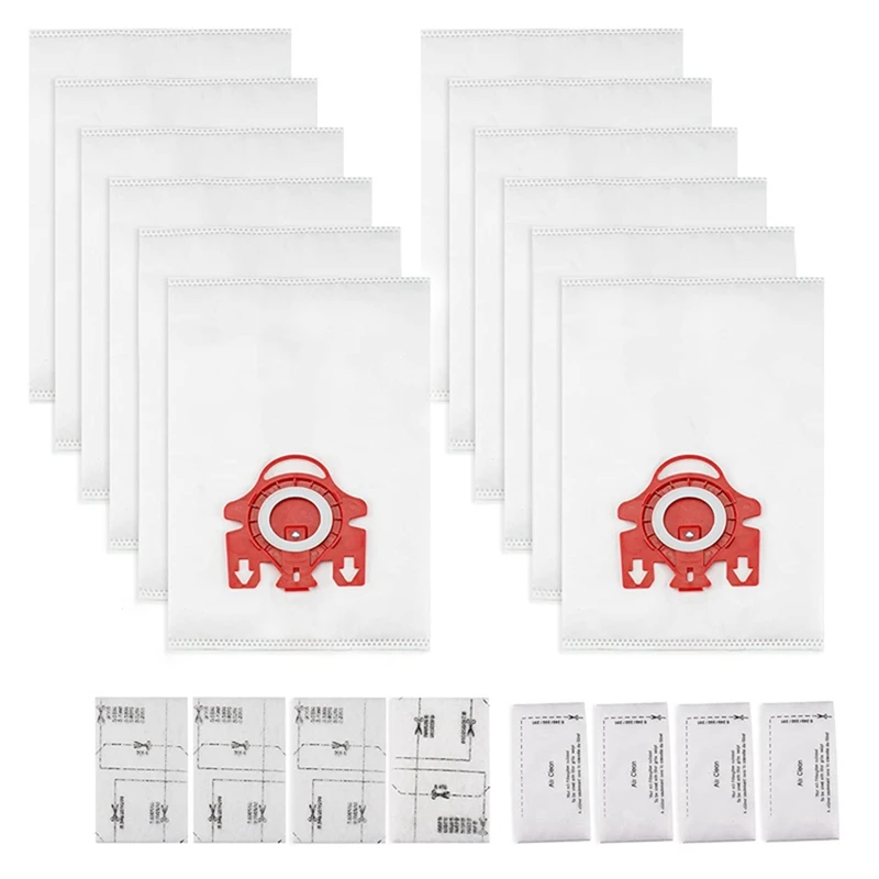 6 Dust Bags & 2 Filters For Miele FJM,CompactC2,S241,S290,S300i,S500,S700,S4,S6 