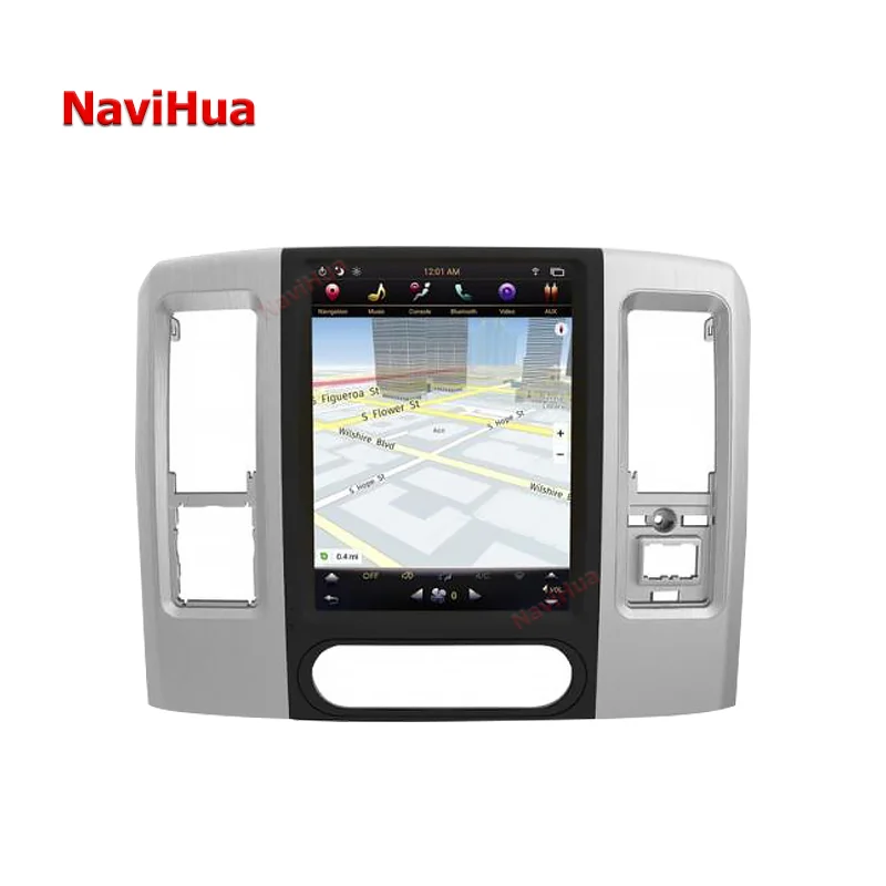 

NAVIHUA IPS сенсорный экран Android автомобильное радио для DODGE RAM мультимедиа для Tesla Авто GPS навигатор монитор MP5 4 + 64 Гб Carplay