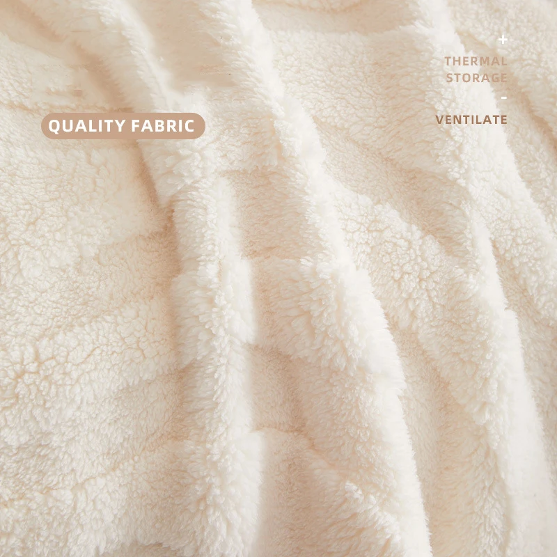 Winter All-Inclusive Sofa Cover Blanket Solid Color Plush Sofa Cover Multifunctional Decorative Blankets Simple Seat Covers
