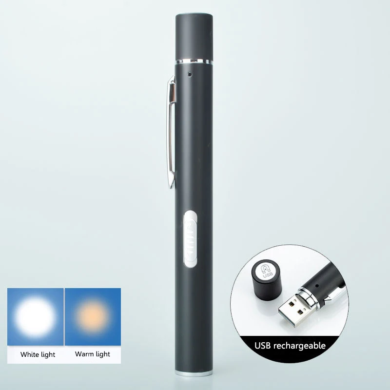 Portable LED Flashlight and Medical Pen Light Lamp