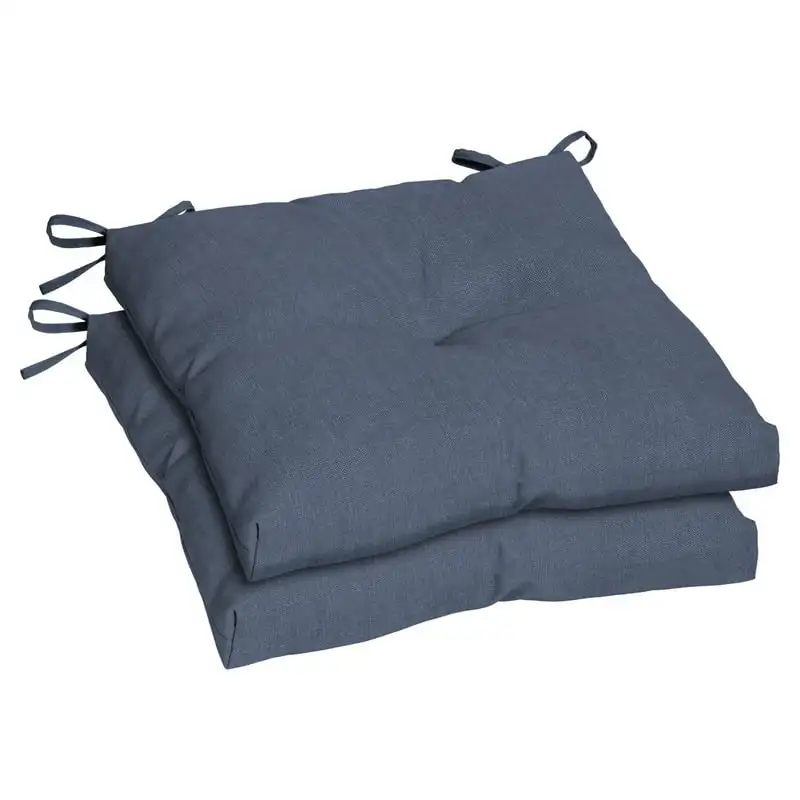 

x 19" Navy Blue Rectangle Outdoor Seat Cushion (2 Pack)