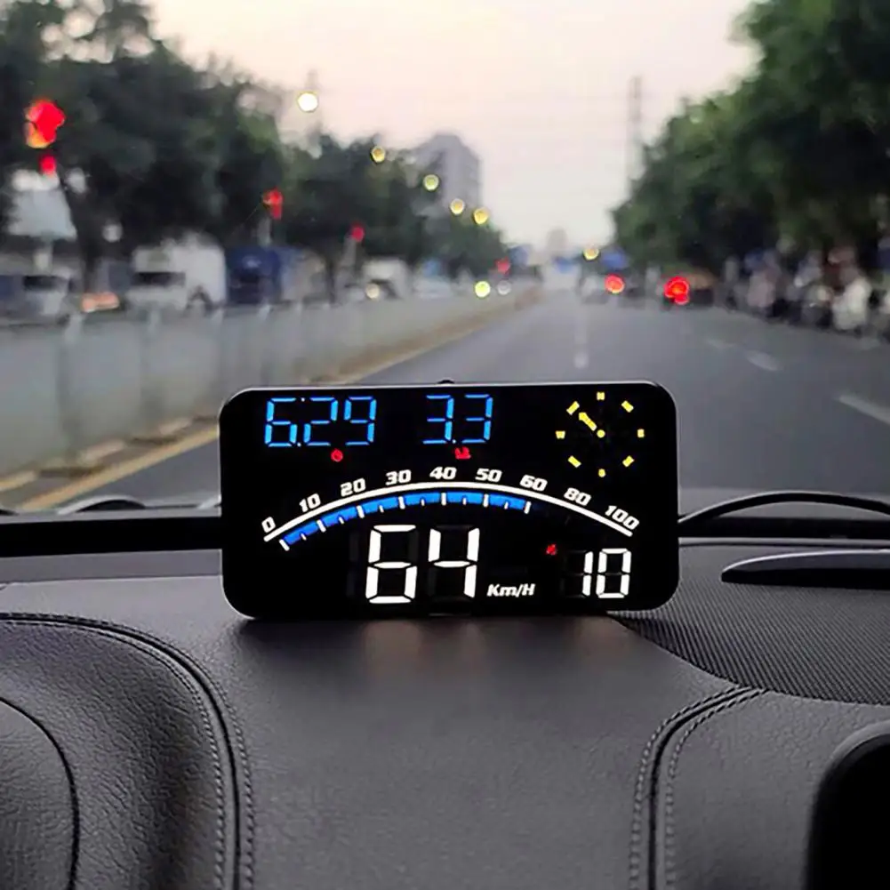

Head-Up Gauge Universal Windshield Projector Car HUD Speedmeter Sturdy Stable Head-Up Speed Meter