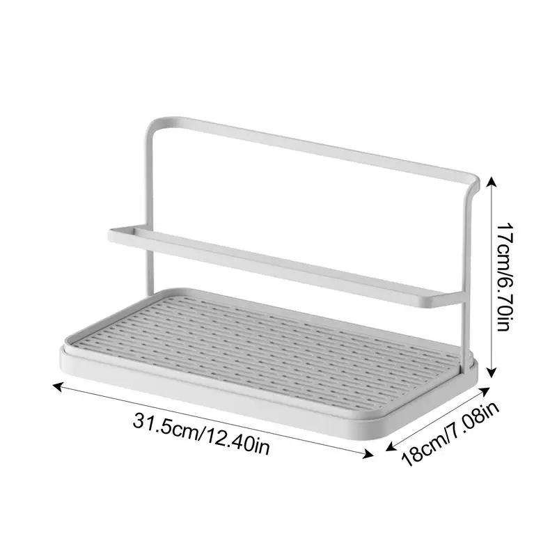 Coffee Cup Stand Food Grade Metal Cup Rack Stand Multifunctional Storage Rack Rustproof Coffee Drain Holder for Living Room cup storage holder