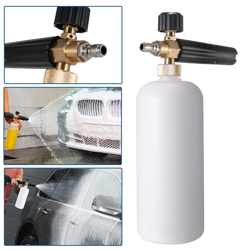 Car Wash Hose Attachment Outdoor 4 Modes Vehicle Cleaning Foamer Portable  Adjustable High Pressure Foam Tank With Rotary Switch - AliExpress