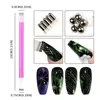 10Pcs Nail Magnet Tool Set Magnet Plate Wand Board Magnetic Pen Stripe Nail Magnet Double Ended Magnet Wand Magnet Stick Cat Eye 3