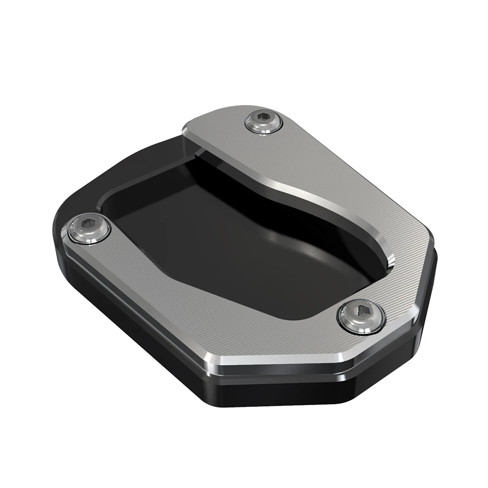 Motorcycle Kickstand Foot Extension Plate - Enlarged Side Stand Support