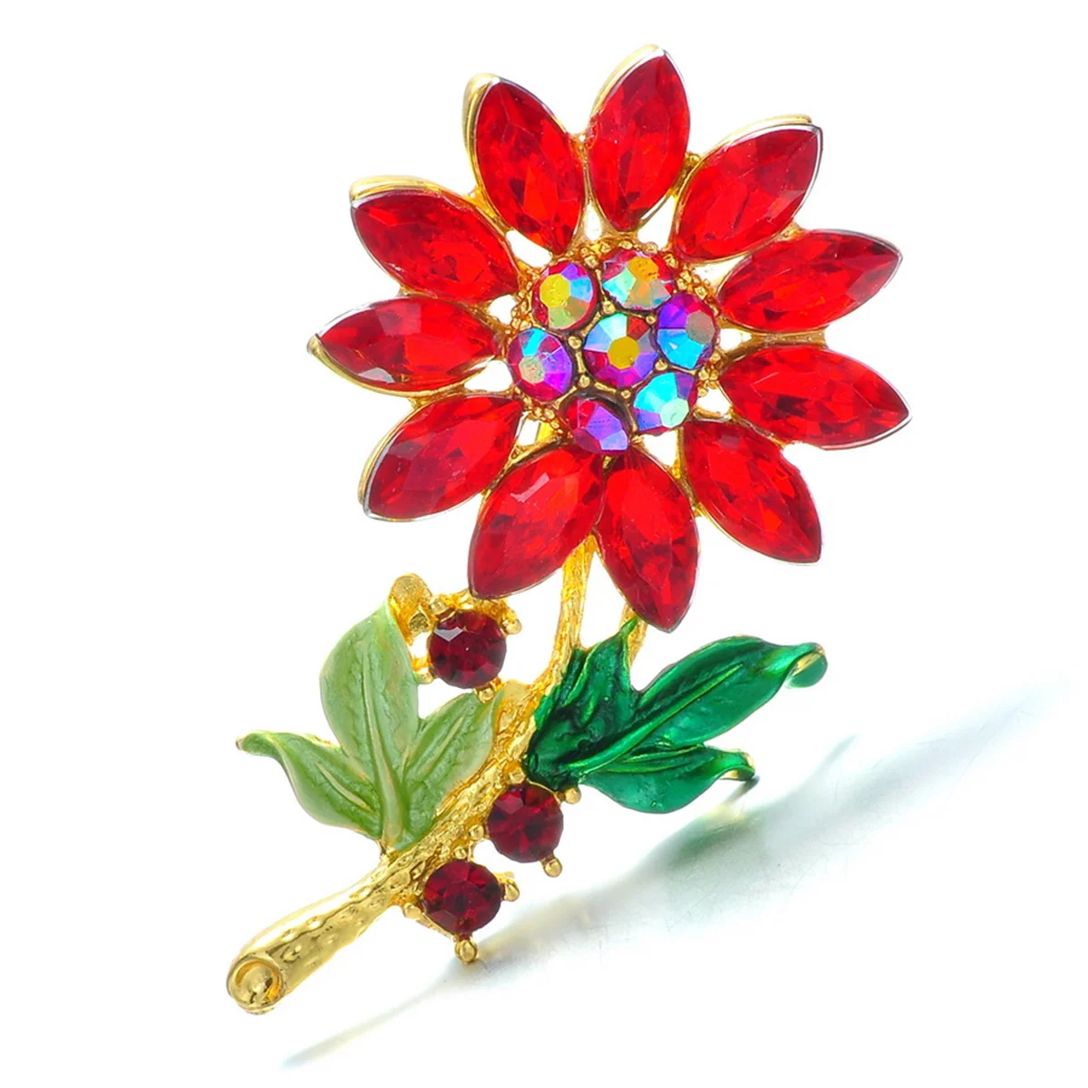 Broches Para Mujer Broche De Girasol Con Margaritas De Diamantes De Imitación. Broche De Margarita De Abeja Esmaltada, Encantador Broche De Collar De Abrigo De Girasol, Adecuado Para Mujeres Y Niñas