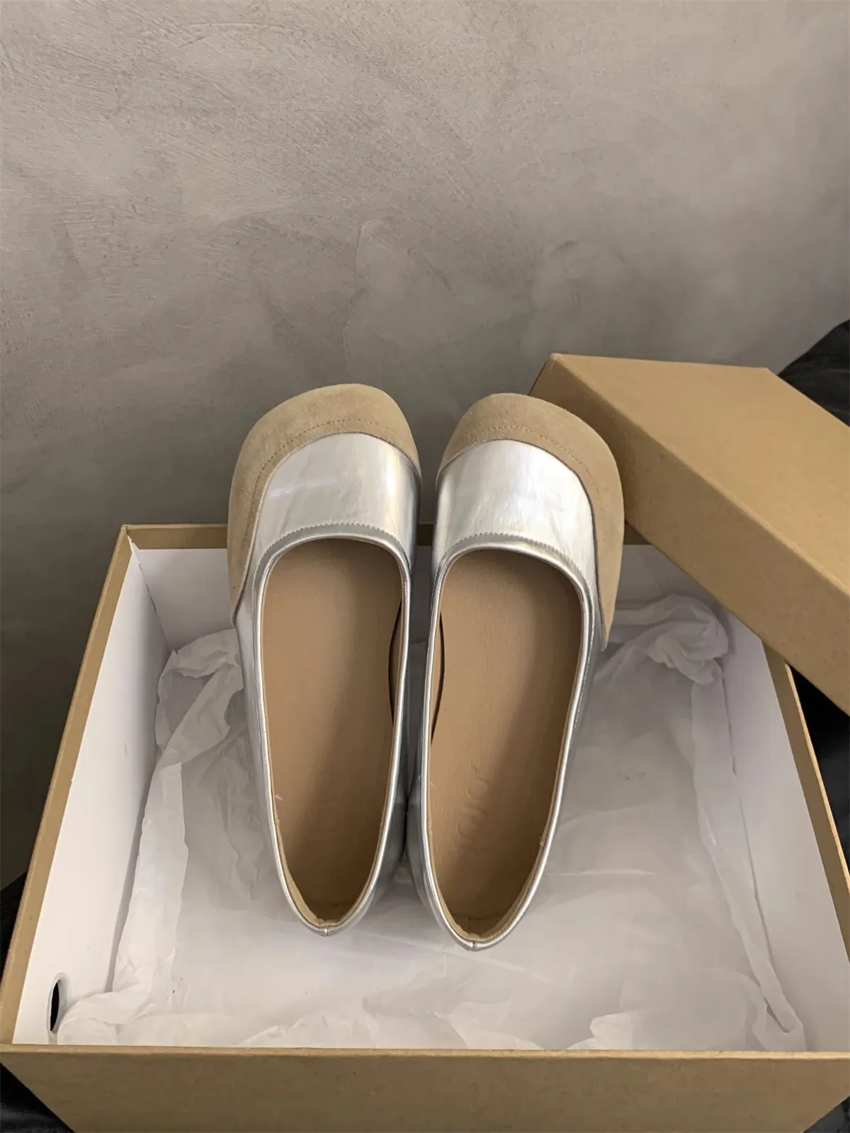 Women 2024 Autumn New Fashion Retro Shallow Mouth Round Toe Single Shoes for Women Slip-on Mary Jane Shoe Ladies Soft Sole Flats 6