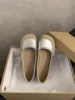 Women 2024 Autumn New Fashion Retro Shallow Mouth Round Toe Single Shoes for Women Slip-on Mary Jane Shoe Ladies Soft Sole Flats 6