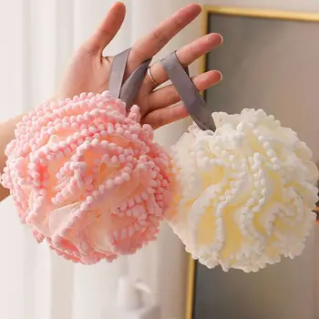 Spugna da bagno in luffa soffio da doccia in rete morbida per il lavaggio del corpo spugna da bagno Scrubber per il corpo per donne e uomini accessori per il corpo