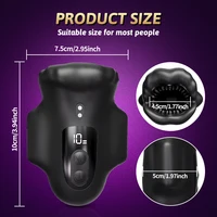 Männliches Sexspielzeug Masturbator Vibrator für Männer Penistraining Verzögerung Vibration Ejakulation Eicheltraining Penis Ausdauer Spielzeug für Erwachsene 2