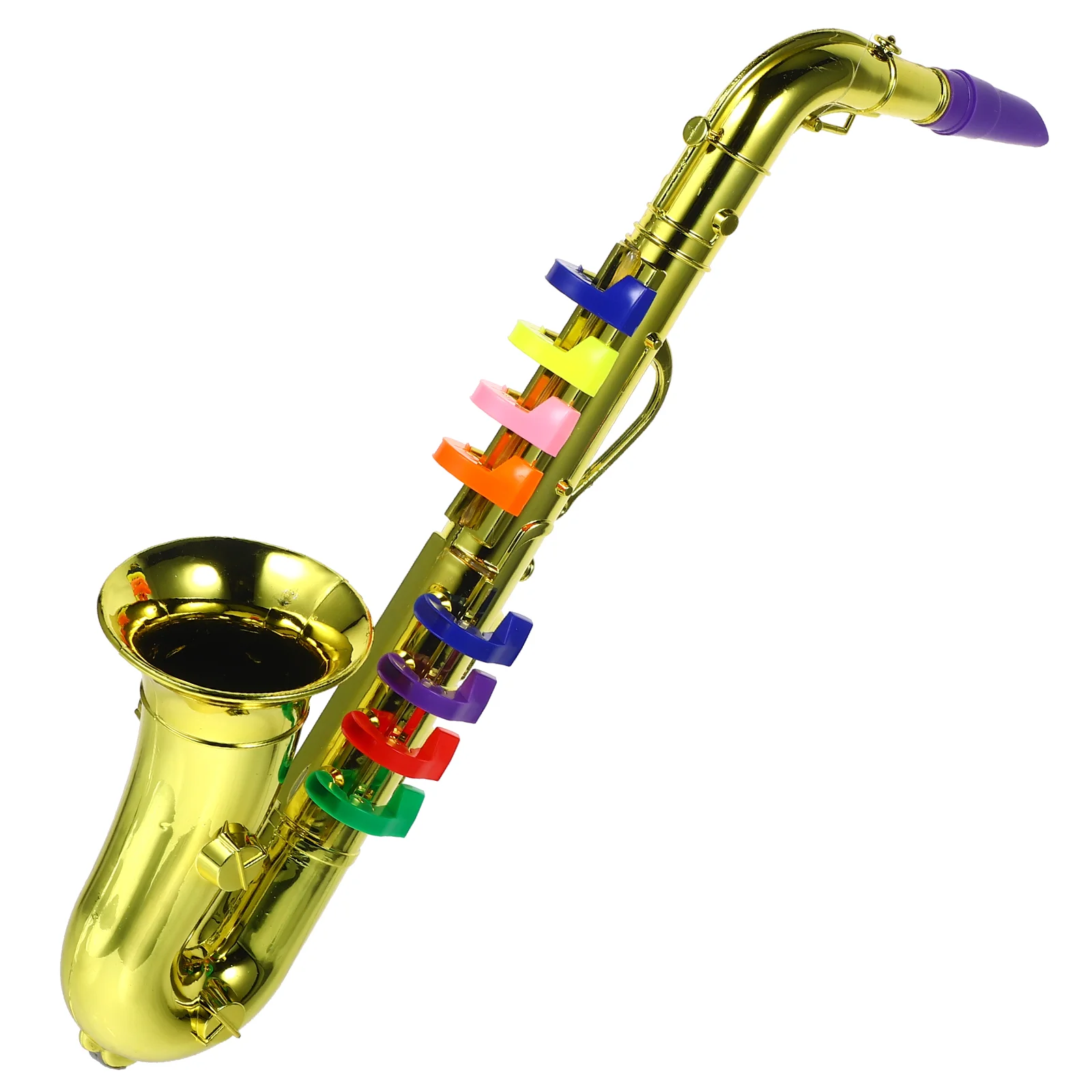 

Children Plastic Trumpet Toy Musical Instruments Toy Saxophone Rhythms Trumpet Toy Kids Mini Musical Toy (No Voice)