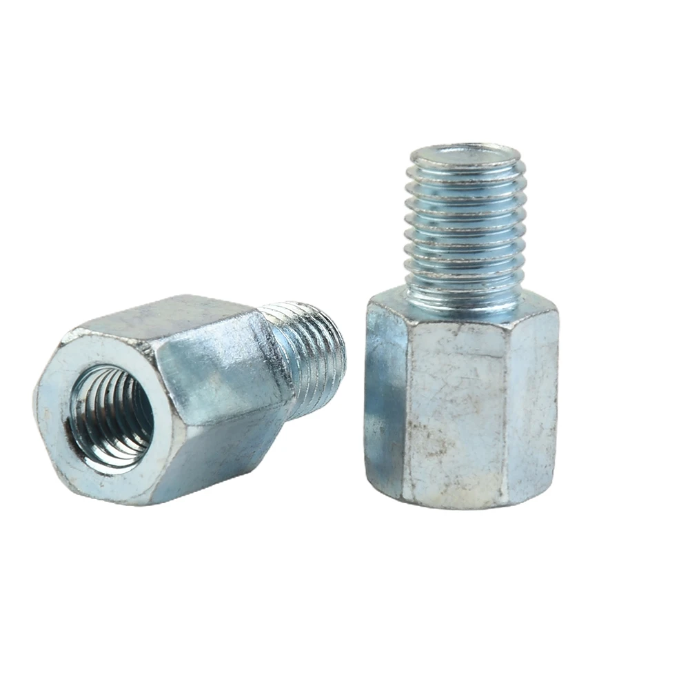 

1Pair Motorcycle Mirror Adapters 8mm To 10mm Rearview Mirrors Conversion Bolt Clockwise Anti-clock Right Left Thread