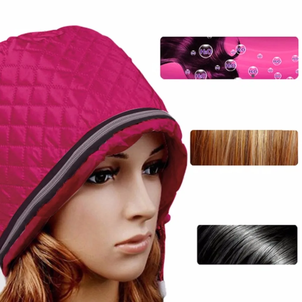 Thermo-Cap For Hair Gorro Termico Para Cabello Tratamiento Hair Steamer Cap Nurse Cap Household Hat Care EU Plug