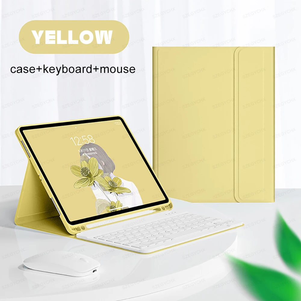 Enhance your iPad experience with our Magic Keyboard in sleek design, featuring seamless wireless connectivity. Perfect for professional and personal productivity.
