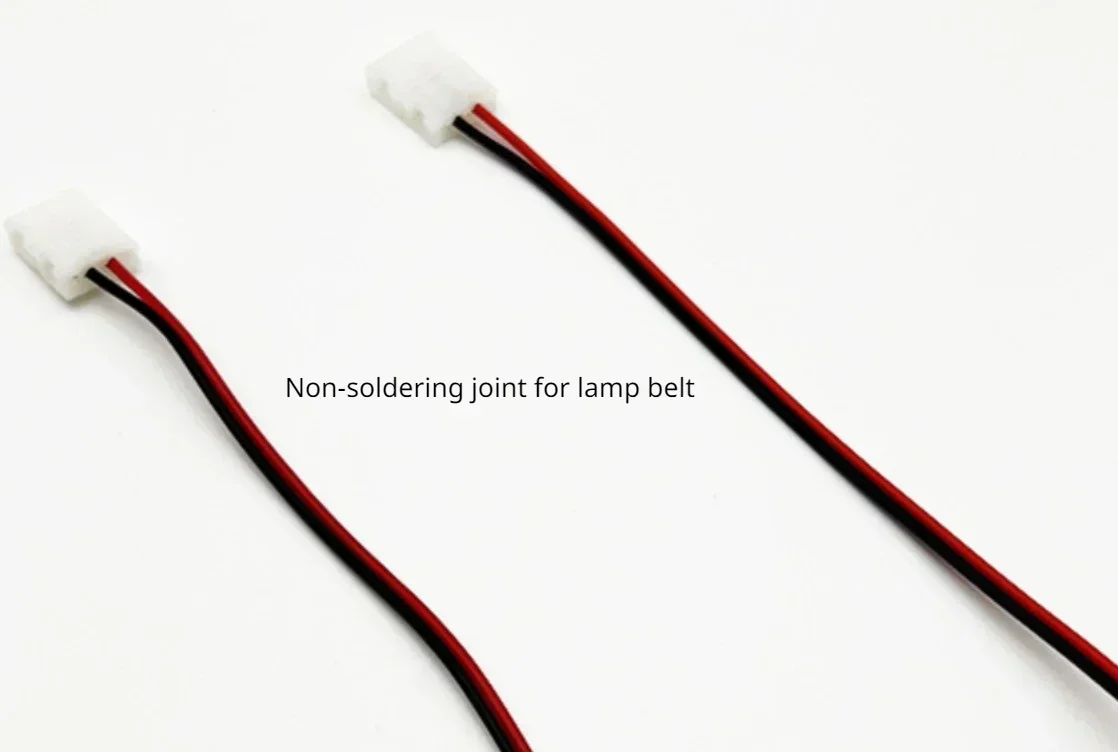 

LED light with 8mm solderless joint buckle 2835 patch connector accessories adapter connection cable