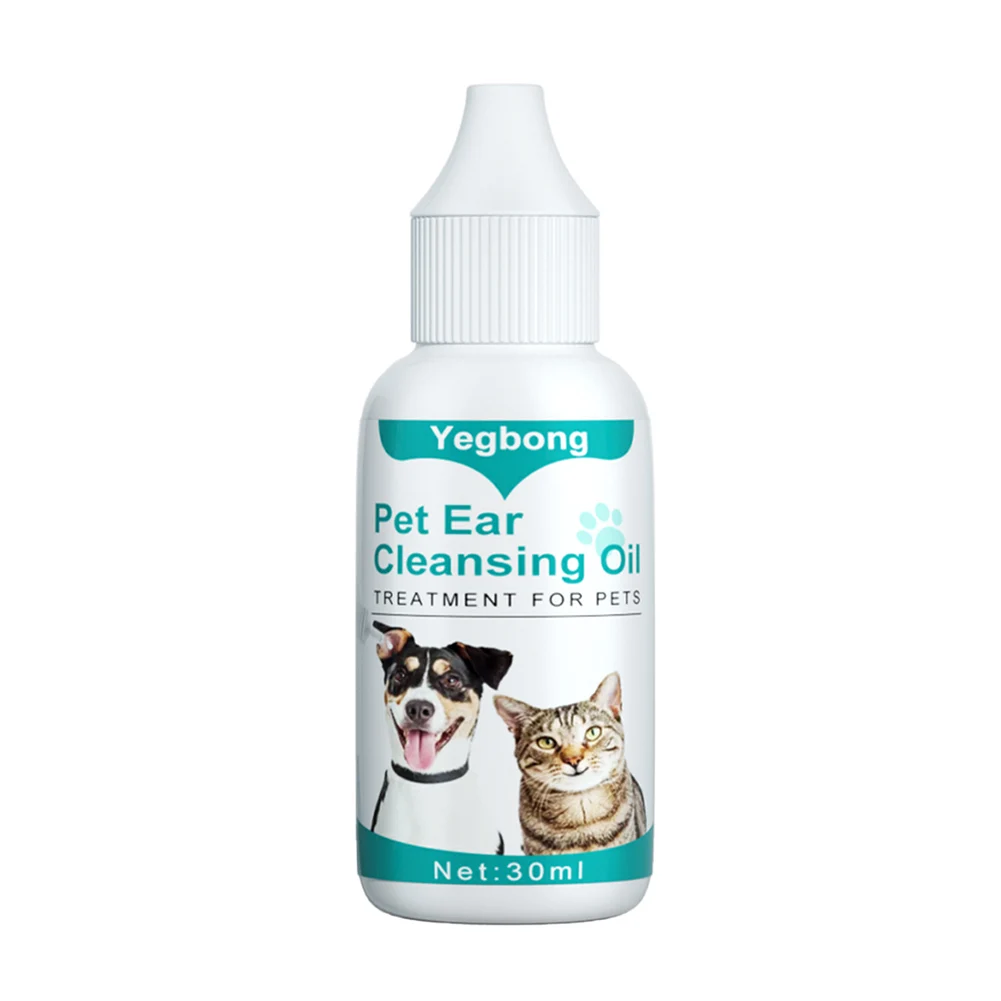 30ml Dog Ear Cleaning Remove Mites Dog Ear Medicine Keep Canals Clean Cat Deodorant Oil Anti-ticks for Pet Cleaning Supplies pet ear medicine