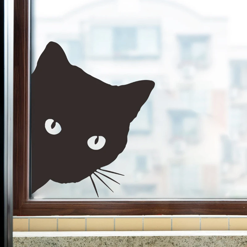 Adesivi Auto Gatto Che Sbirciano - Divertenti E Impermeabili - Foto 12