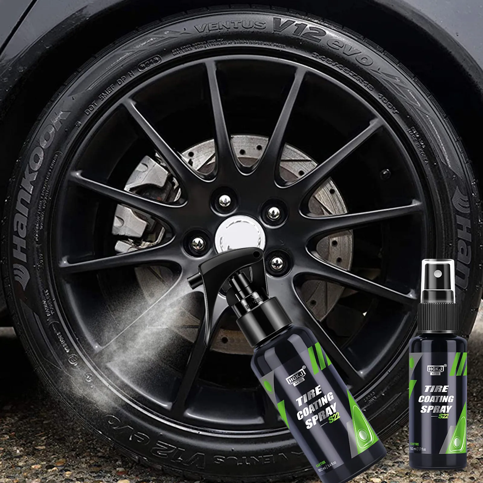 

Tire Shine Coating Spray Tyre Gloss Spray Hydrophobic Sealant Wax For Car Wheel Auto Care Re-black Shine Chemistry Filler