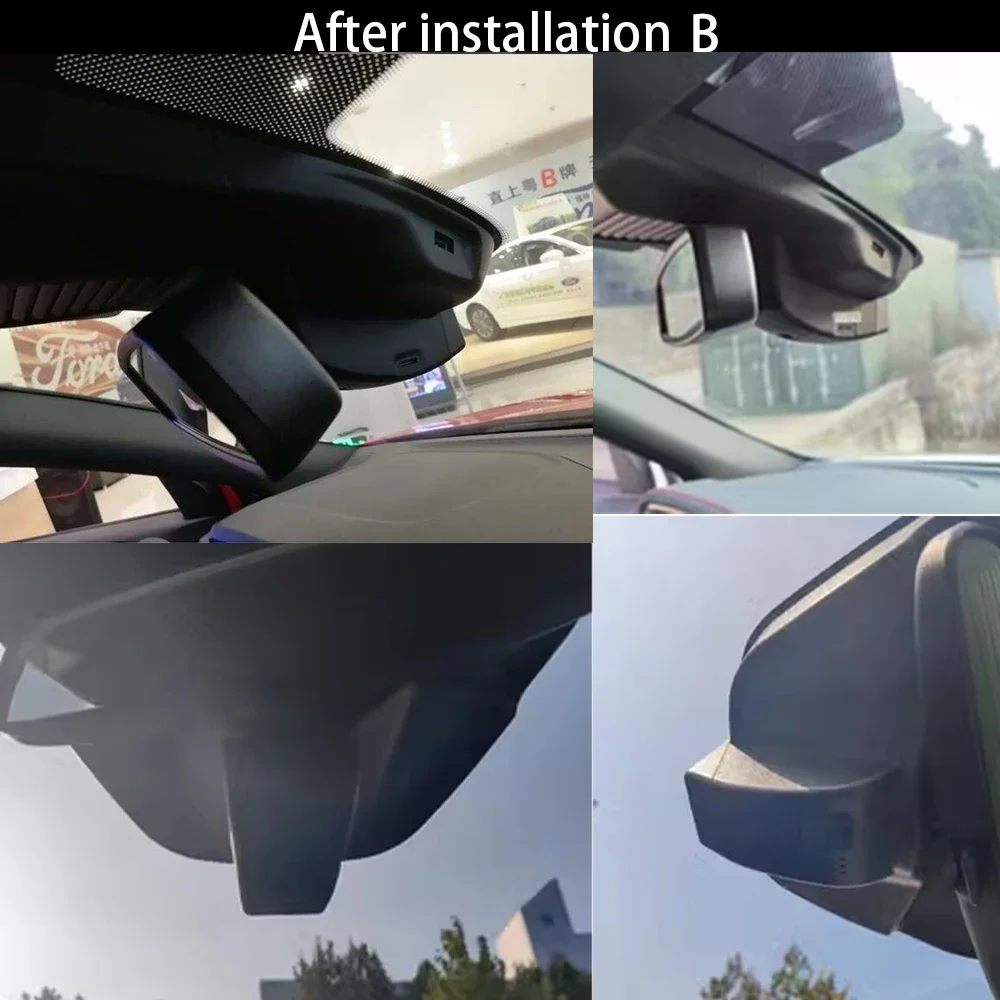 ZJCGO 4K 자동차 DVR 대시 캠 와이파이 전면 후면 카메라, 포드 포커스 4 Mk4 2018 2019 2020 2021 2022 2023 2024, 24 시간 모니터
