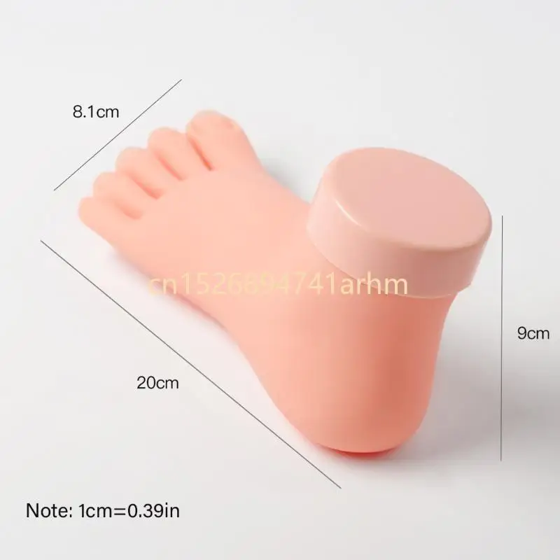 연습 거짓 발 모델 실리콘 보철 매니큐어 도구 실용적인 거짓 발
