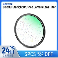 NEEWER Colorful Starlight Brushed Camera Lens Filter Special Effects Filter with Anamorphic Flare Shinning Starburst Lens Filter 1