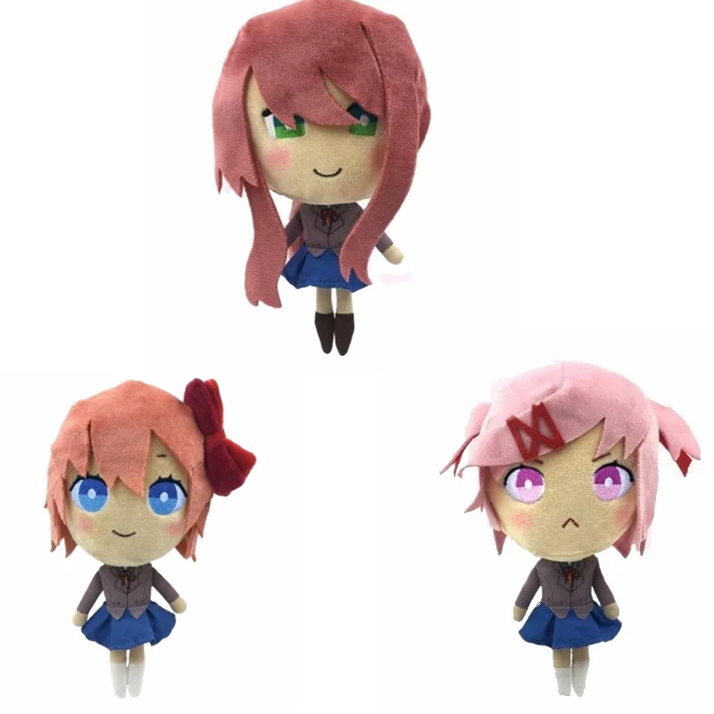 1pc jogo quente doki doki literatura clube plushies bonecas crianças 20cm  japão anime macio recheado brinquedos presentes para meninos meninas -  AliExpress