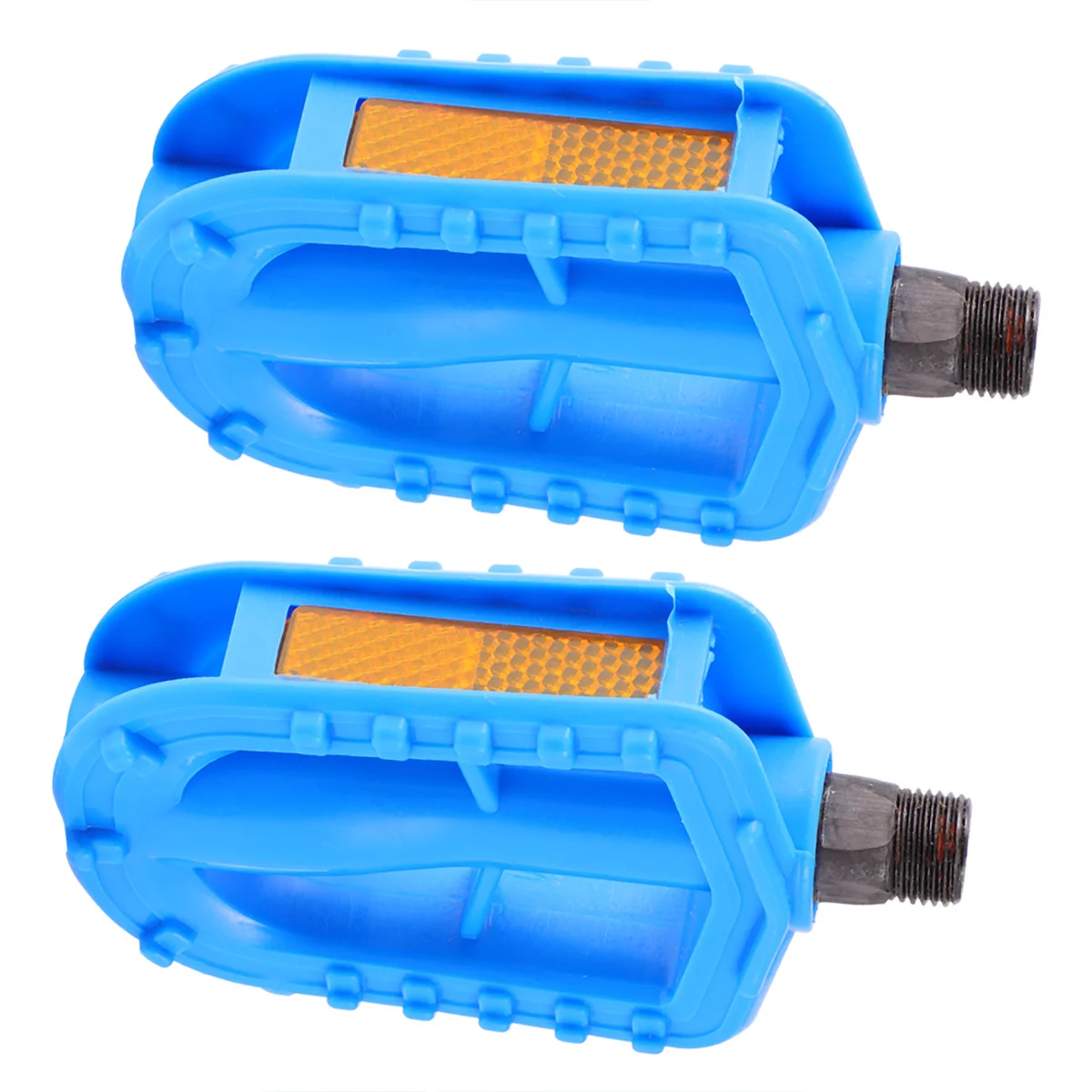 

1 Pair Kids Pedal Rubber Bike Pedals Mountain Bike Pedal Non- Platform Flat Pedal For Children Toddlers Blue