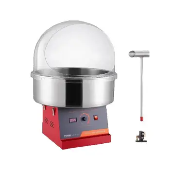 SucceBuy Commercial Electric Cotton Candy Machine with Stainless Steel Bowl 1