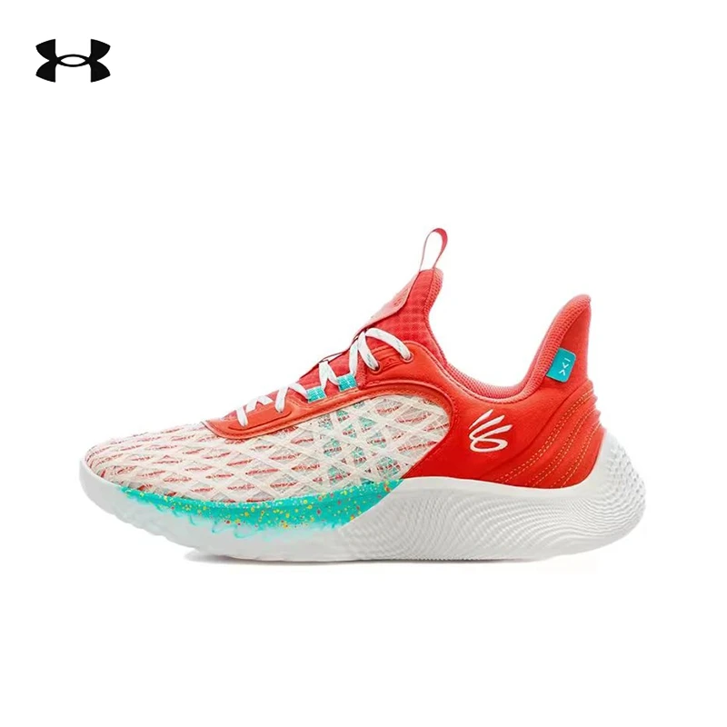 thumbnail image 1 of Zapatillas de baloncesto prácticas, de corte bajo, antideslizantes y resistentes al desgaste de Under Armour Curry 9, 1 of 5