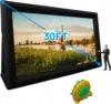 Huge Outdoor Movie Screens 16/20/30ft Inflatable Projector Screen inflatable Movie Screen Blow Up with blower for Projection TV 1