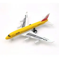 Diecast Alloy Airplane Toy - Cartoon Airlines Simulated Aircraft (Aircraft  A)