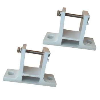 Staffa per montaggio a parete per tende da sole da 2 pezzi Staffa di supporto per copertura antipioggia per parasole bianco per patio, balcone, portico, giardino 1