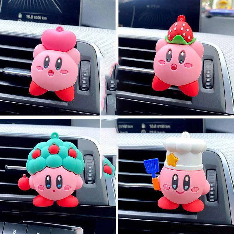 Kawaii Anime Kirbyes Voiture Air Freshener Cartoon Odeur Parfum