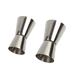 Stainless Steel Cocktail Shaker 15/30ml or 20/40ml Measure Cup Dual Shot Drink Spirit Measure Jigger Kitchen Gadgets
